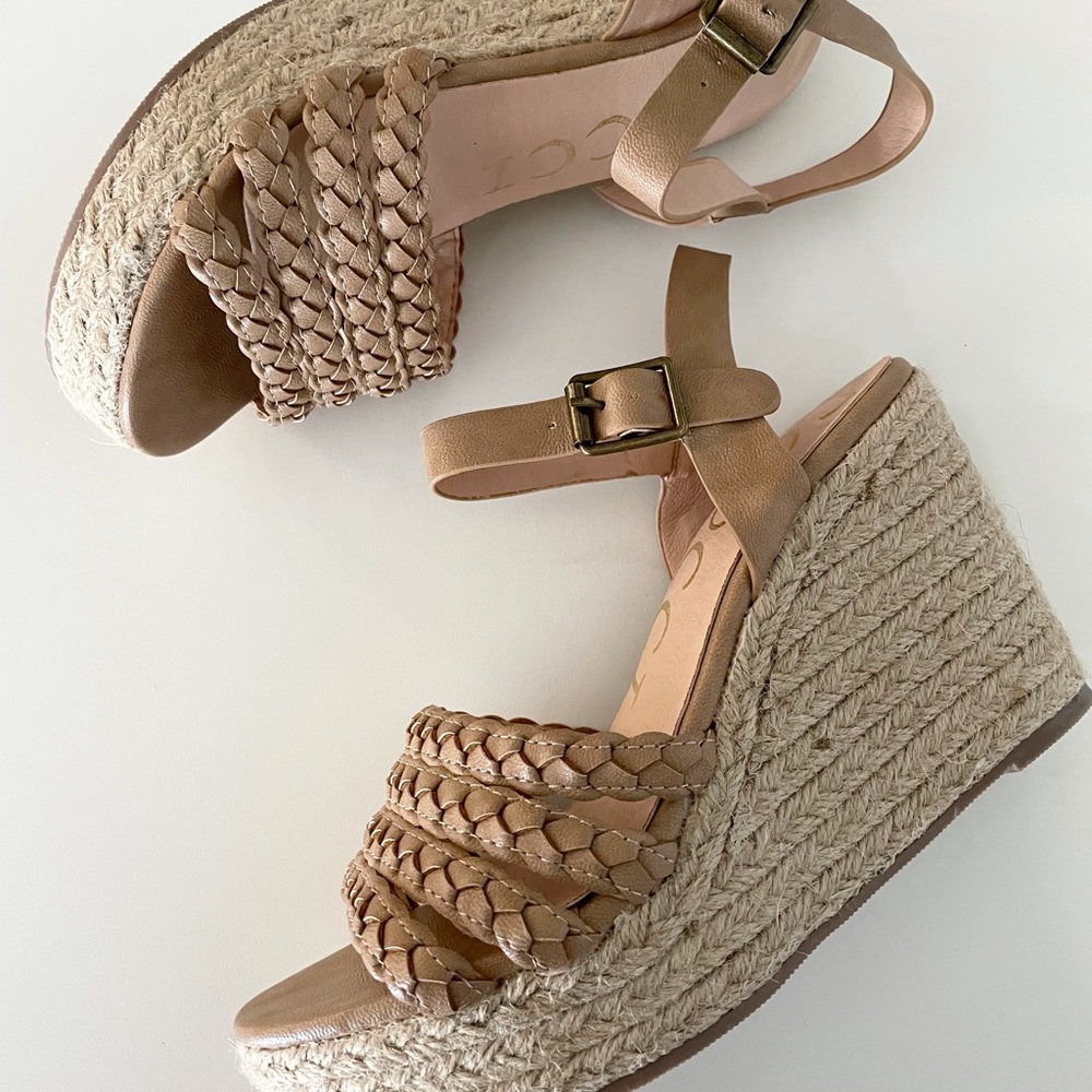 Cocci Wedge Sandal in Nude (BRAND NEW)